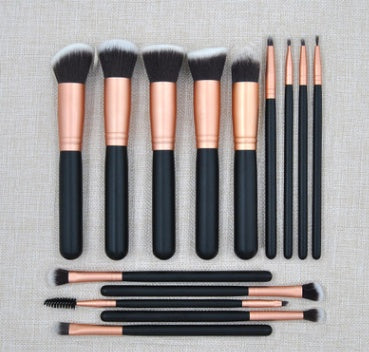 Elegant Rose Gold Brush Set