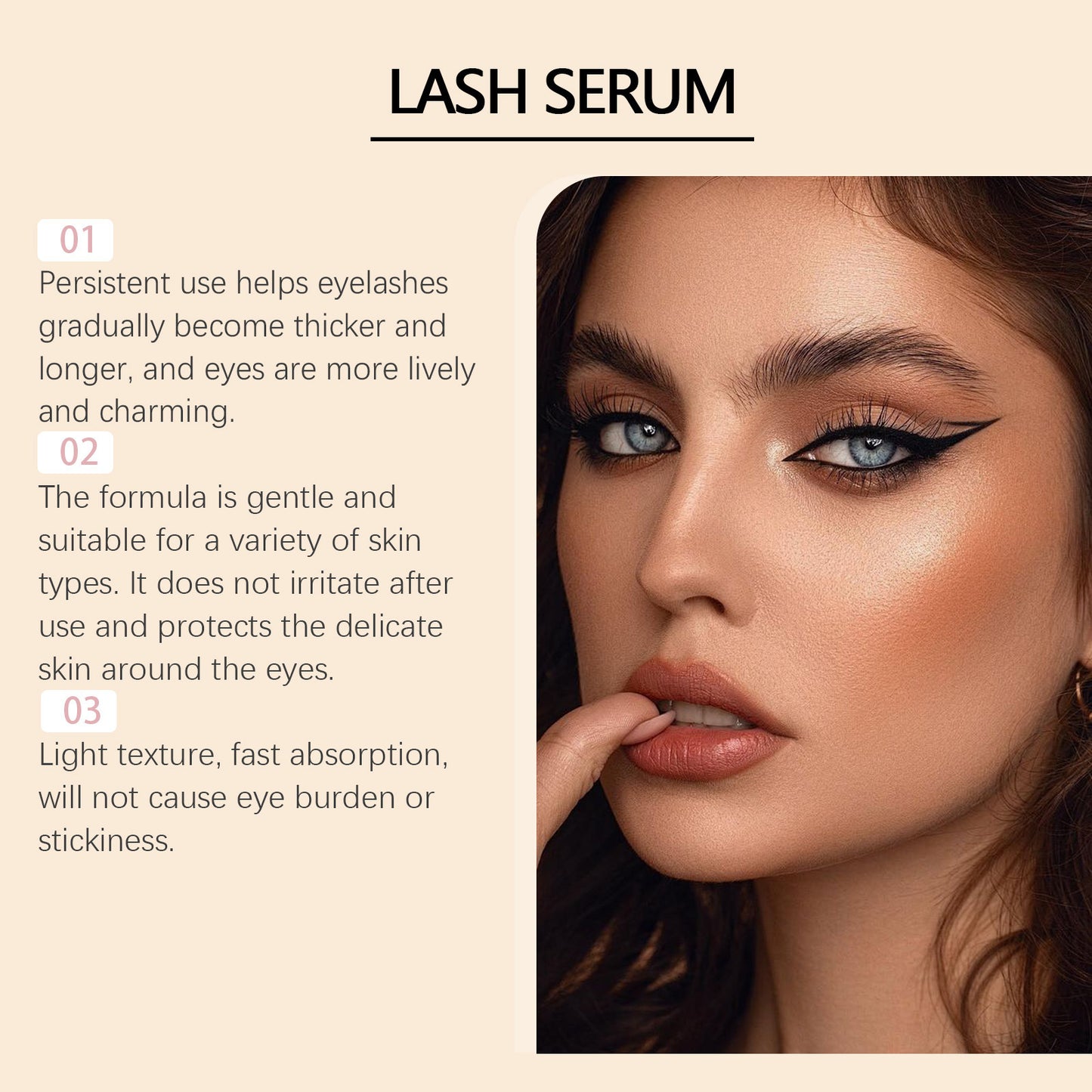 Eyelashe Moisturizing Eyelash Care Black