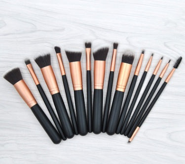Elegant Rose Gold Brush Set