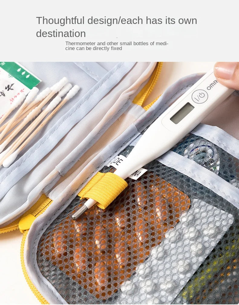 Business Trip Portable Medical Bag, Outdoor Emergency Kit, Portable Small Medicine Bag, Home Storage Bag