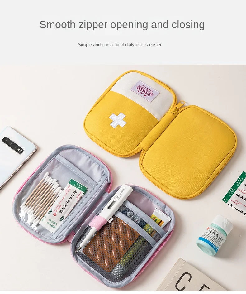 Business Trip Portable Medical Bag, Outdoor Emergency Kit, Portable Small Medicine Bag, Home Storage Bag