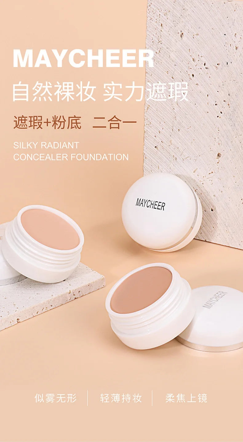 MAYCHEER Moisturizing concealer Isolating foundation make-up Cream Moisturizing&Repairing High gloss Cream