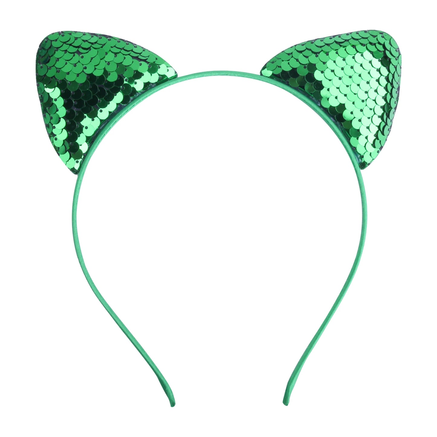Girls Sequins Bowknot Crown Headbands Sparkly Bling Kids Hair Hoop Sequins Reversible Hairband for Birthday Party Supplies
