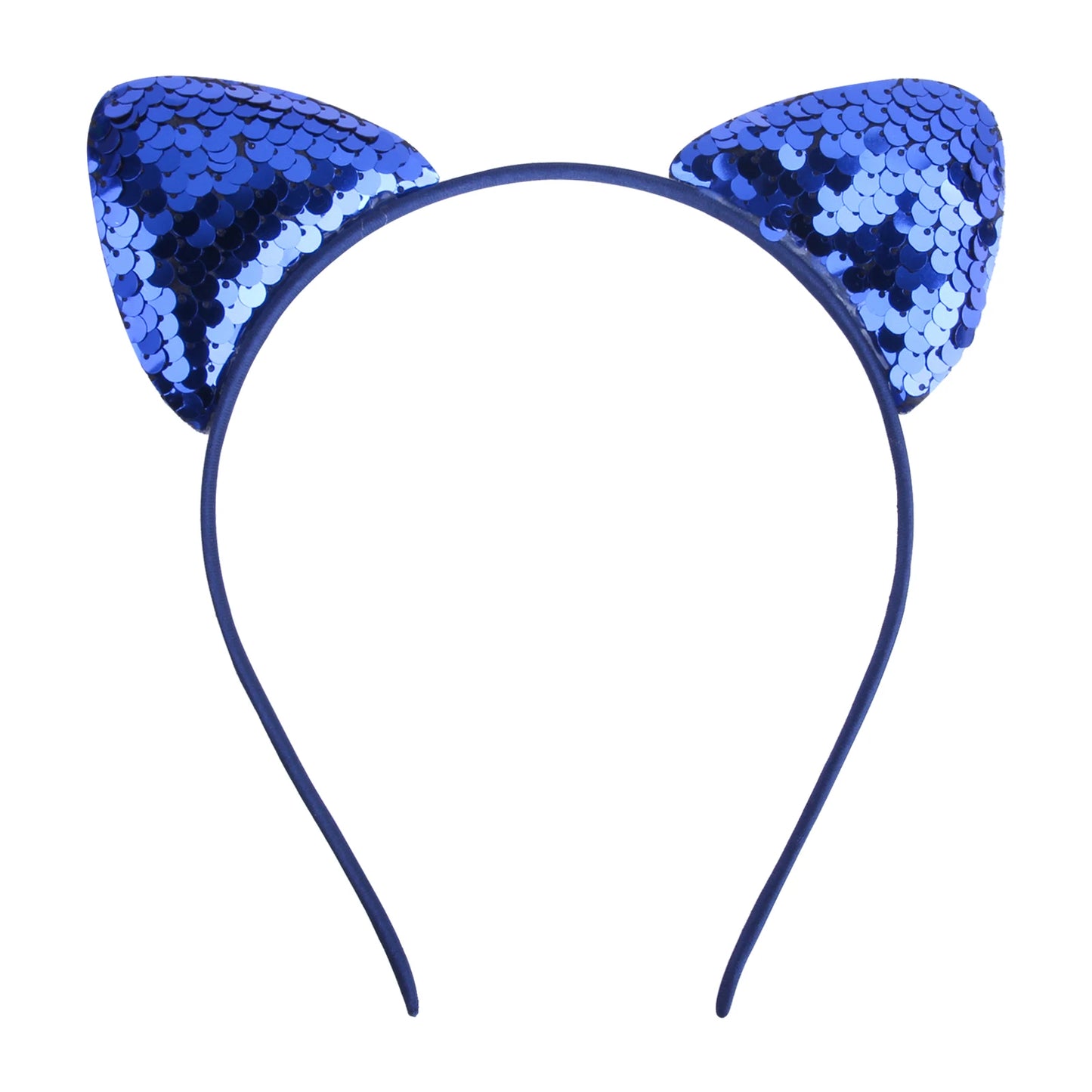 Girls Sequins Bowknot Crown Headbands Sparkly Bling Kids Hair Hoop Sequins Reversible Hairband for Birthday Party Supplies