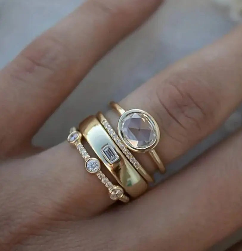 2024 Personal Delicate Three Rings For Women Party Accessories Dangle Custom Jewelry