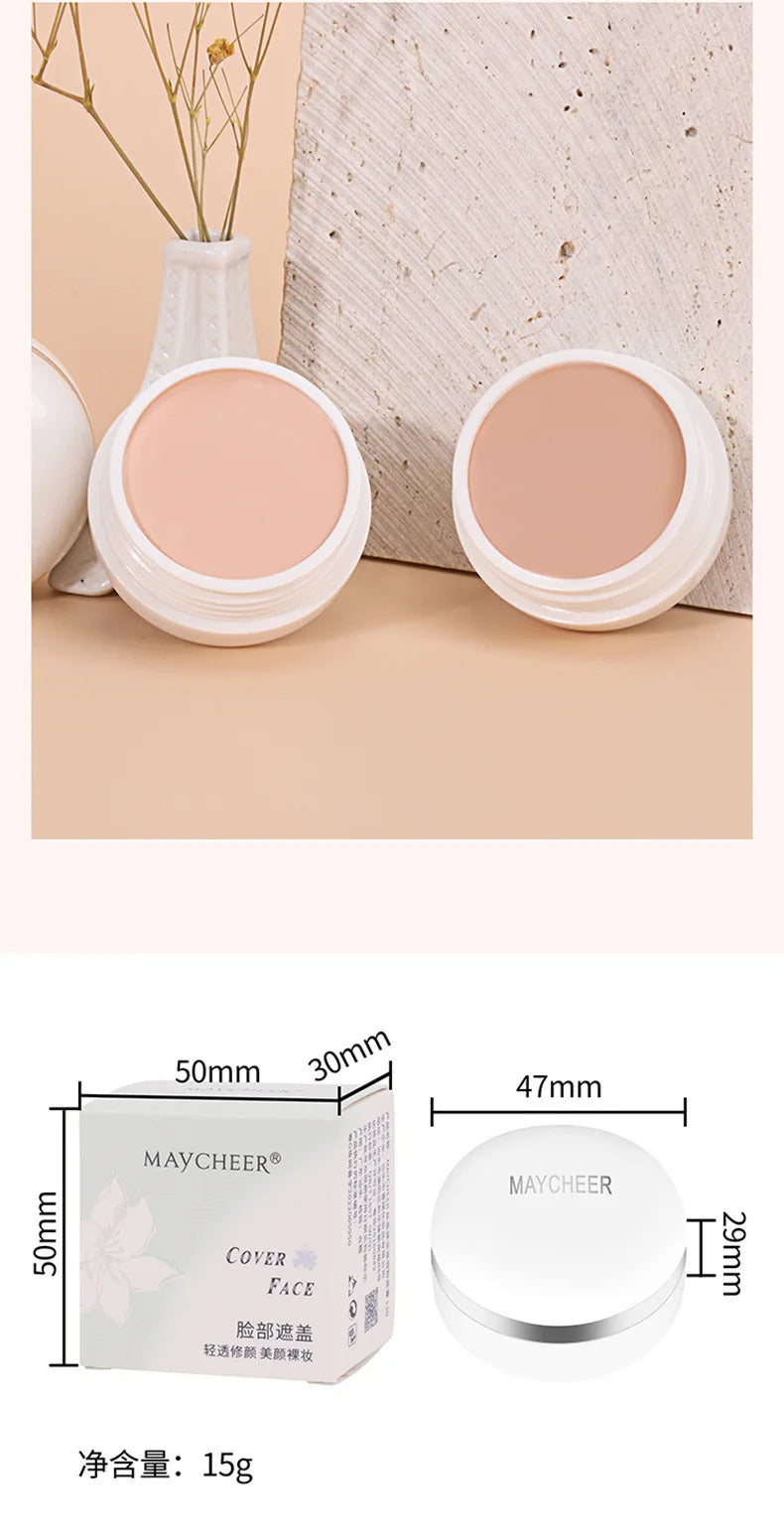 MAYCHEER Moisturizing concealer Isolating foundation make-up Cream Moisturizing&Repairing High gloss Cream