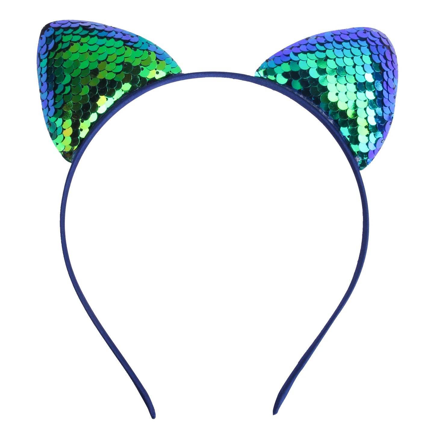 Girls Sequins Bowknot Crown Headbands Sparkly Bling Kids Hair Hoop Sequins Reversible Hairband for Birthday Party Supplies