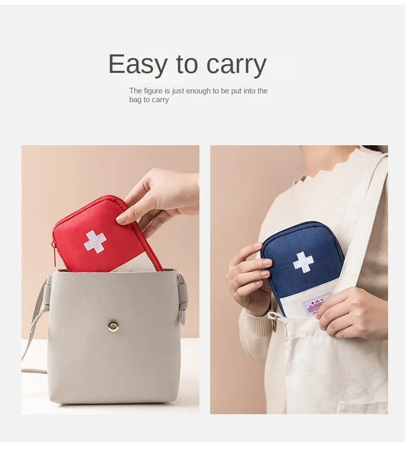 Business Trip Portable Medical Bag, Outdoor Emergency Kit, Portable Small Medicine Bag, Home Storage Bag