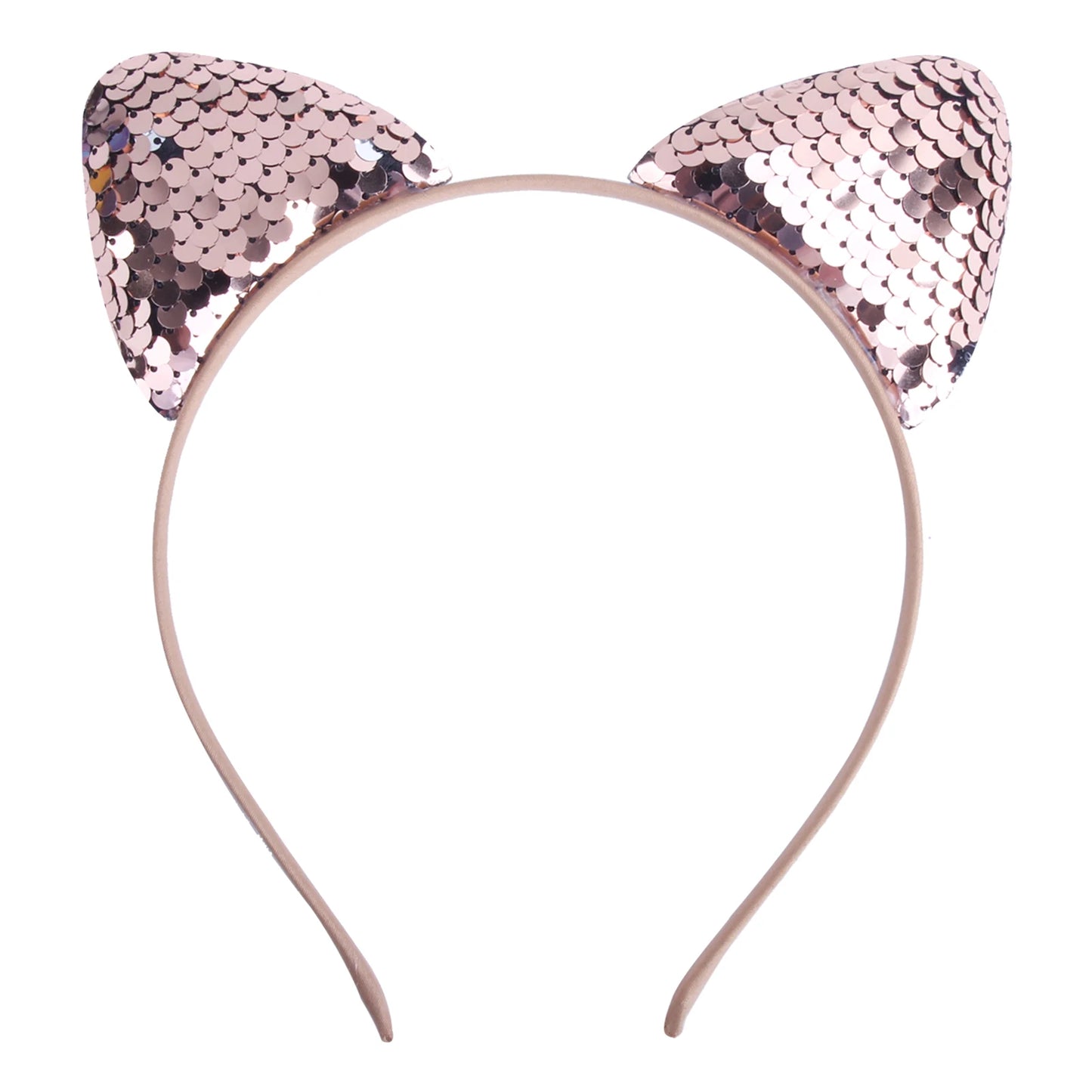 Girls Sequins Bowknot Crown Headbands Sparkly Bling Kids Hair Hoop Sequins Reversible Hairband for Birthday Party Supplies