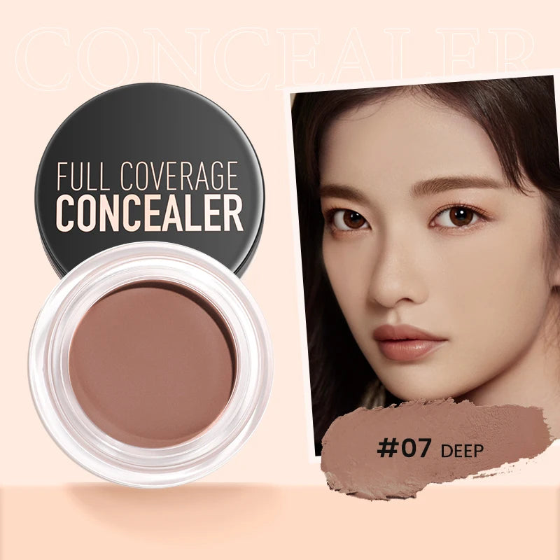 FOCALLURE Waterproof Full Coverage Concealer Cream Long-lasting Oil-control Moisturizing Lightweight Foundation Makeup Cosmetics