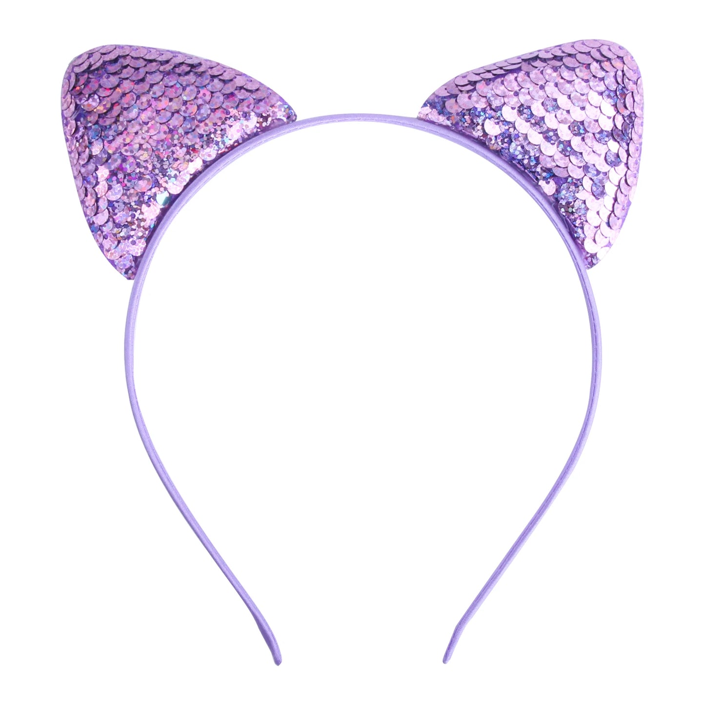 Girls Sequins Bowknot Crown Headbands Sparkly Bling Kids Hair Hoop Sequins Reversible Hairband for Birthday Party Supplies