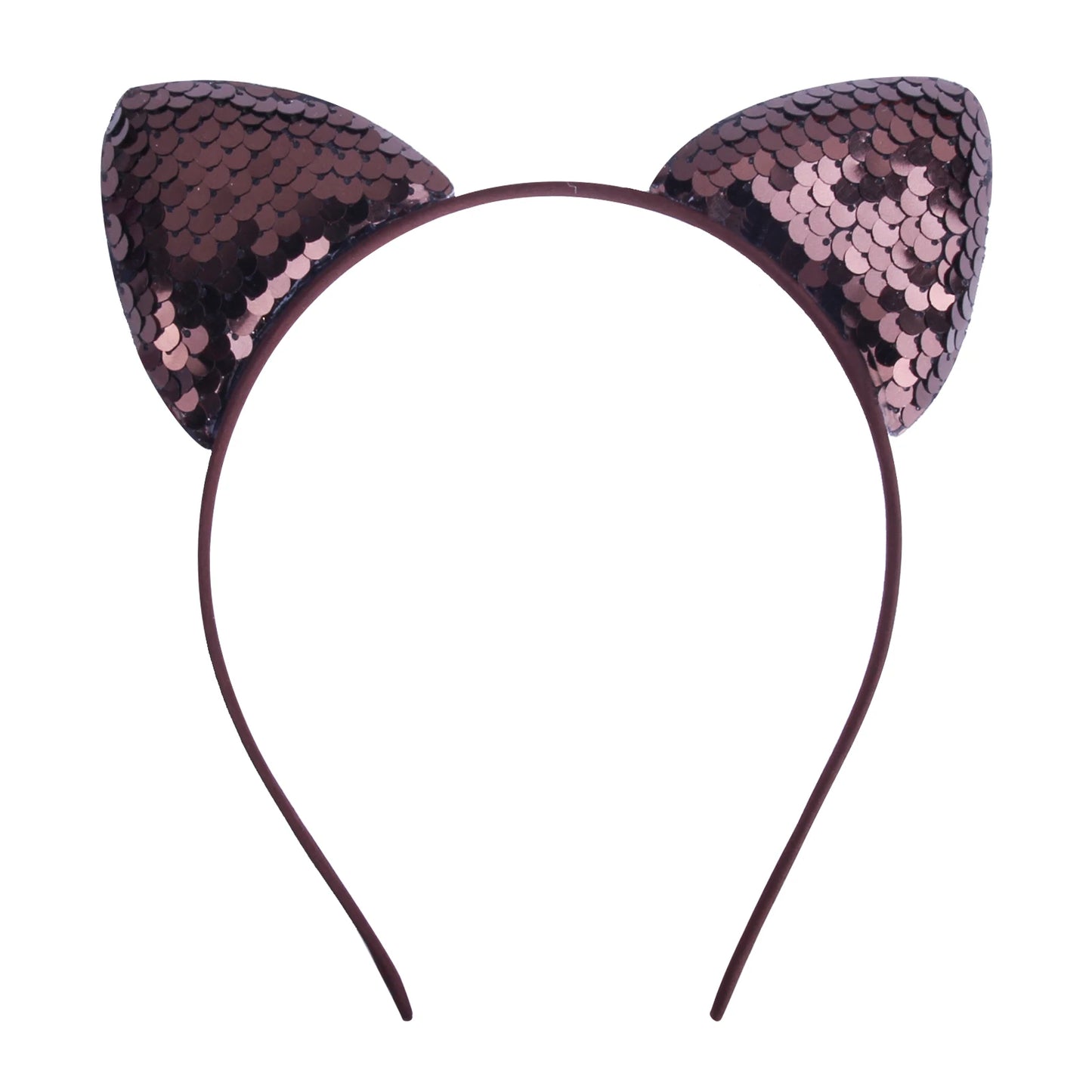 Girls Sequins Bowknot Crown Headbands Sparkly Bling Kids Hair Hoop Sequins Reversible Hairband for Birthday Party Supplies