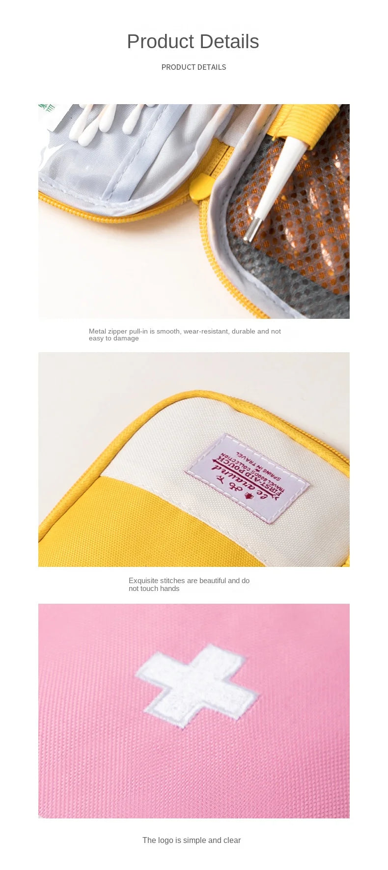 Business Trip Portable Medical Bag, Outdoor Emergency Kit, Portable Small Medicine Bag, Home Storage Bag