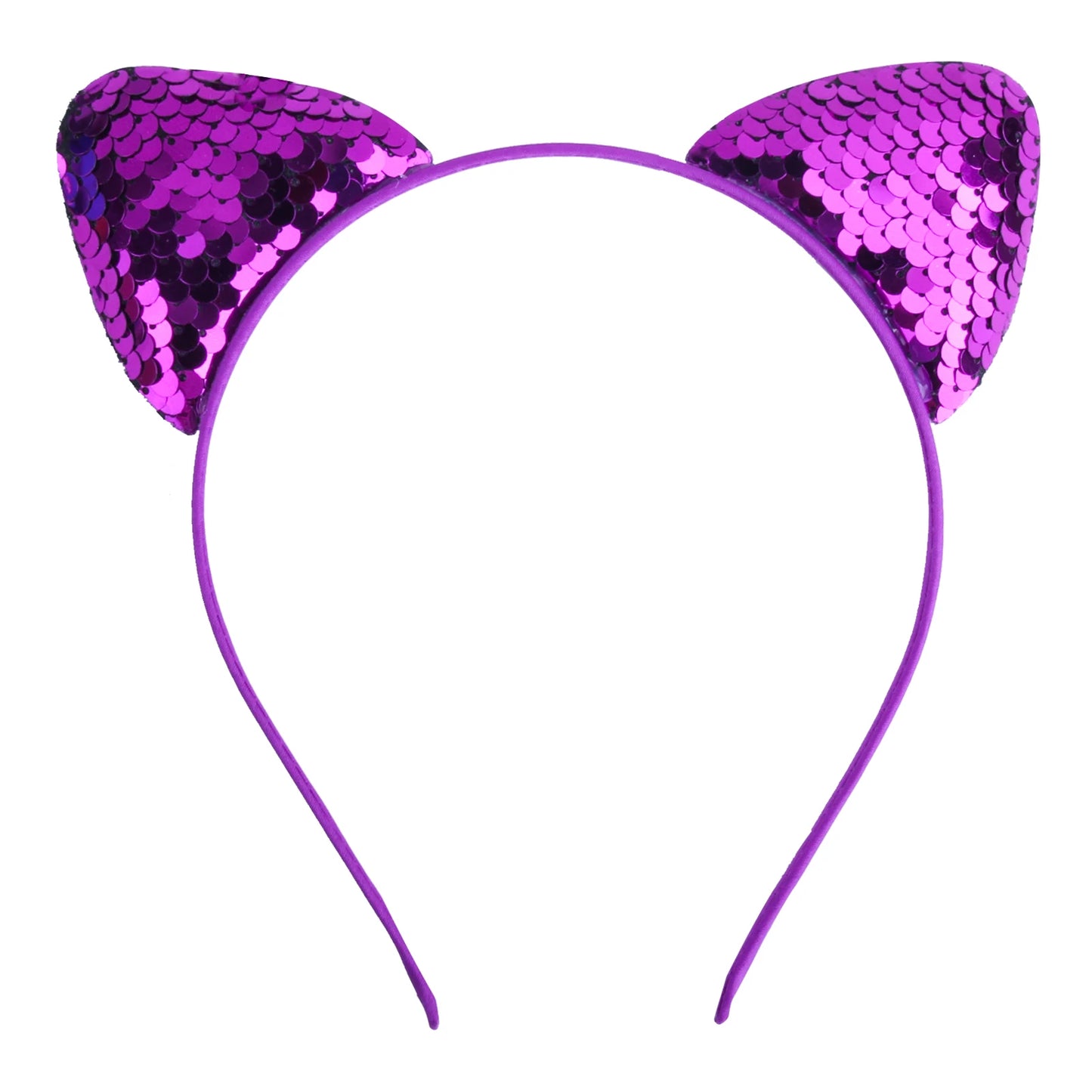 Girls Sequins Bowknot Crown Headbands Sparkly Bling Kids Hair Hoop Sequins Reversible Hairband for Birthday Party Supplies