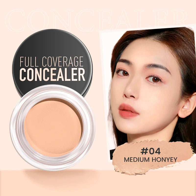 FOCALLURE Waterproof Full Coverage Concealer Cream Long-lasting Oil-control Moisturizing Lightweight Foundation Makeup Cosmetics